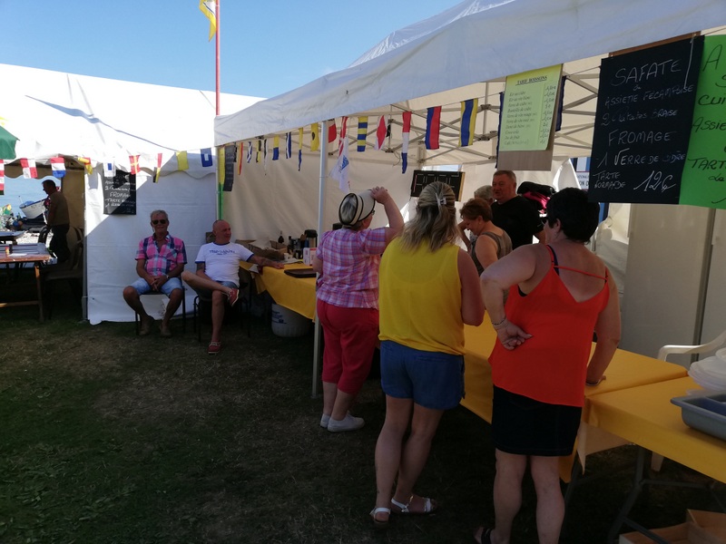 Notre stand de préparation repas et boissons